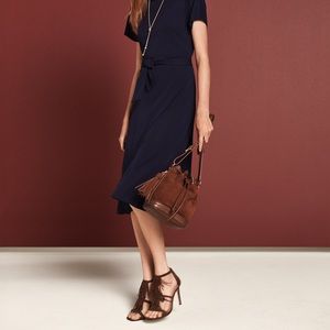 ANN TAYLOR Comfortable high heel shoes w/fringe